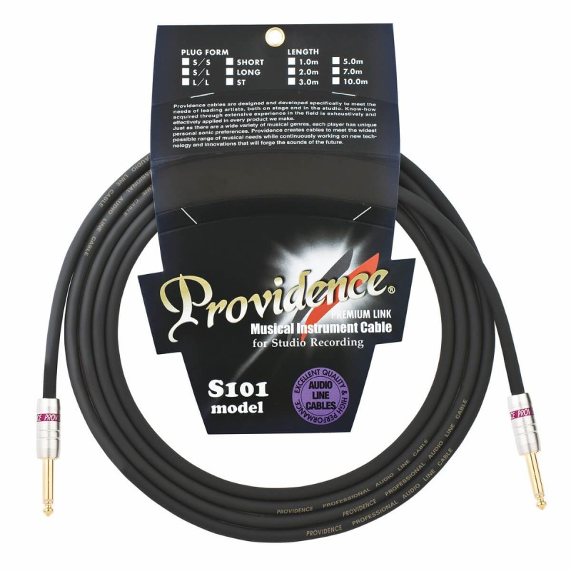 Providence S101 3m S/S Premium - Para guitarra y bajo PROVIDENCE Cables