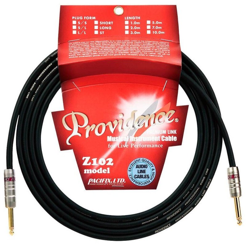 Providence Z102 3m S/S Premium - Para guitarra y bajo PROVIDENCE Cables