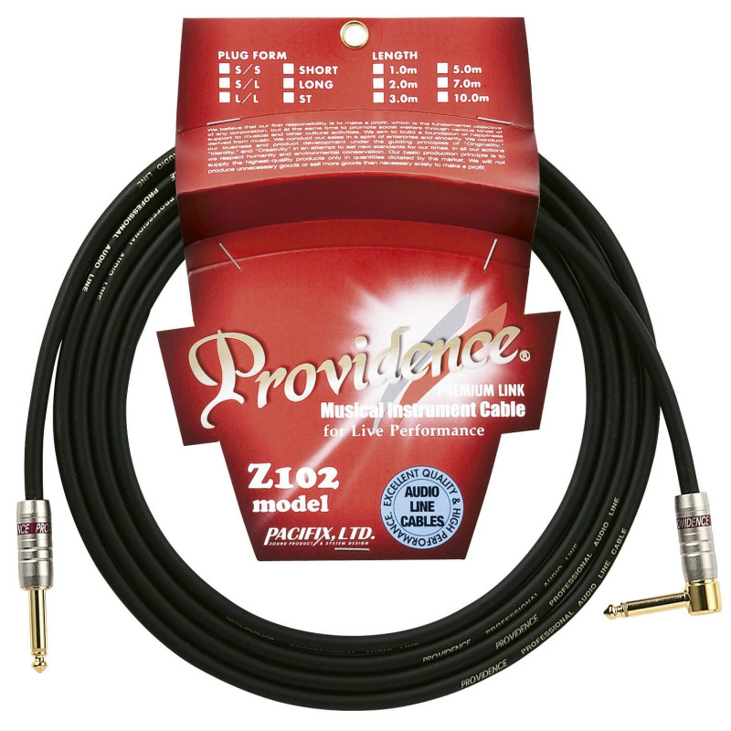 Providence Z102 3m S/L Premium - Para guitarra y bajo PROVIDENCE Cables