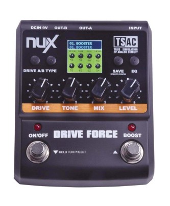 NUX DRIVE FORCE - OVERDRIVE PEDAL NUX Overdrive