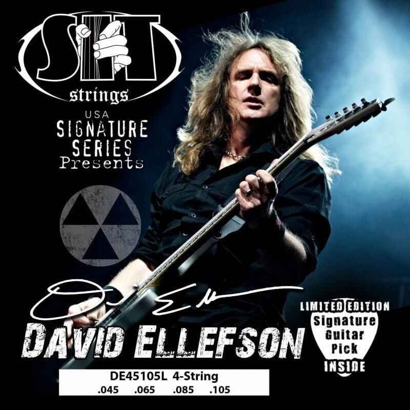 CUERDAS PARA BAJO DE 4 SIT - DAVID ELLEFSON SIGNATURE DE45105L CUERDAS PARA BAJO DE 4 SIT - DAVID ELLEFSON SIGNATURE DE45105L