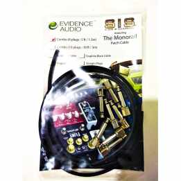 PACK EVIDENCE PATCH CABLES SISPACK 8-5 SIN SOLDADURA COLOR NEGRO Evidence Patch Cables