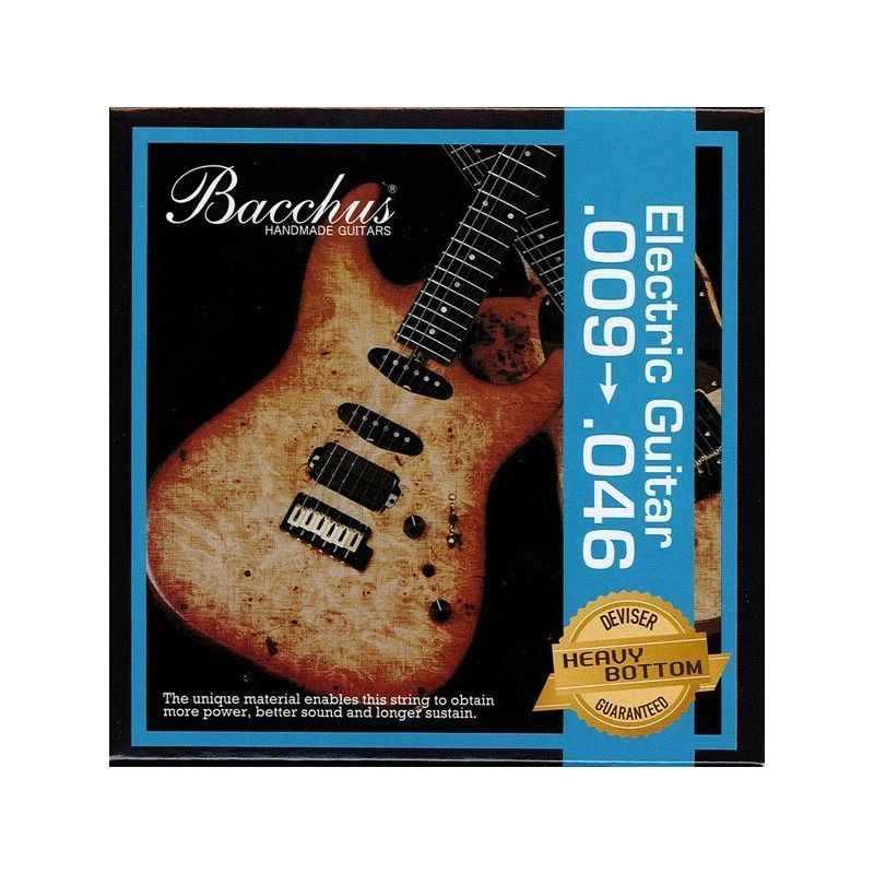 Bacchus EG 09-46 cuerdas guitarra eléctrica Bacchus Cuerdas