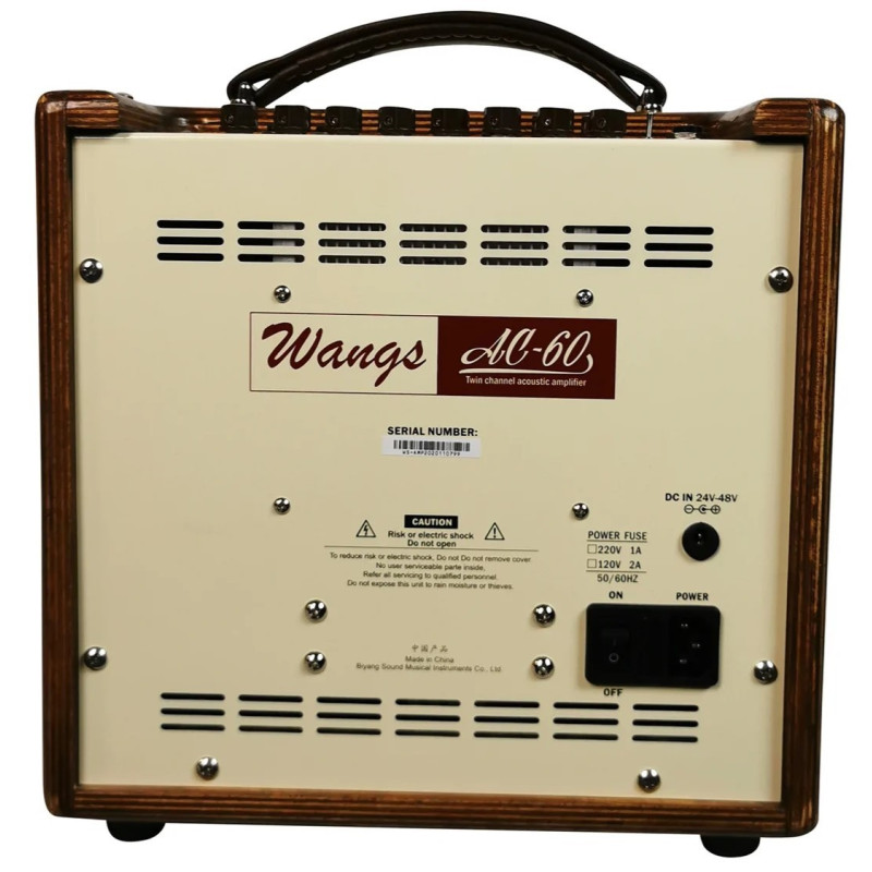 Wangs AC-60 - Electroacústica y Voz (Doble canal) WANGS Amplificadores