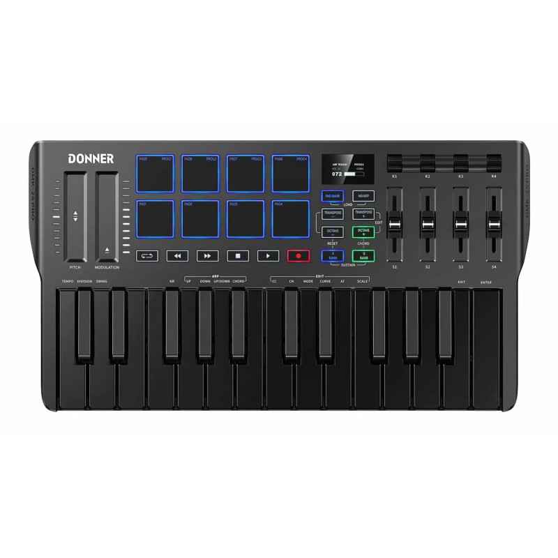 DONNER DMK-25 PRO Controlador MIDI DONNER Pianos y teclados