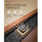 Donner DDP-80 PLUS Piano vertical digital de madera contrapesado de 88 teclas con tapa y 3 pedales DONNER Pianos y teclados