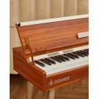 Donner DDP-80 PLUS Piano vertical digital de madera contrapesado de 88 teclas con tapa y 3 pedales DONNER Pianos y teclados
