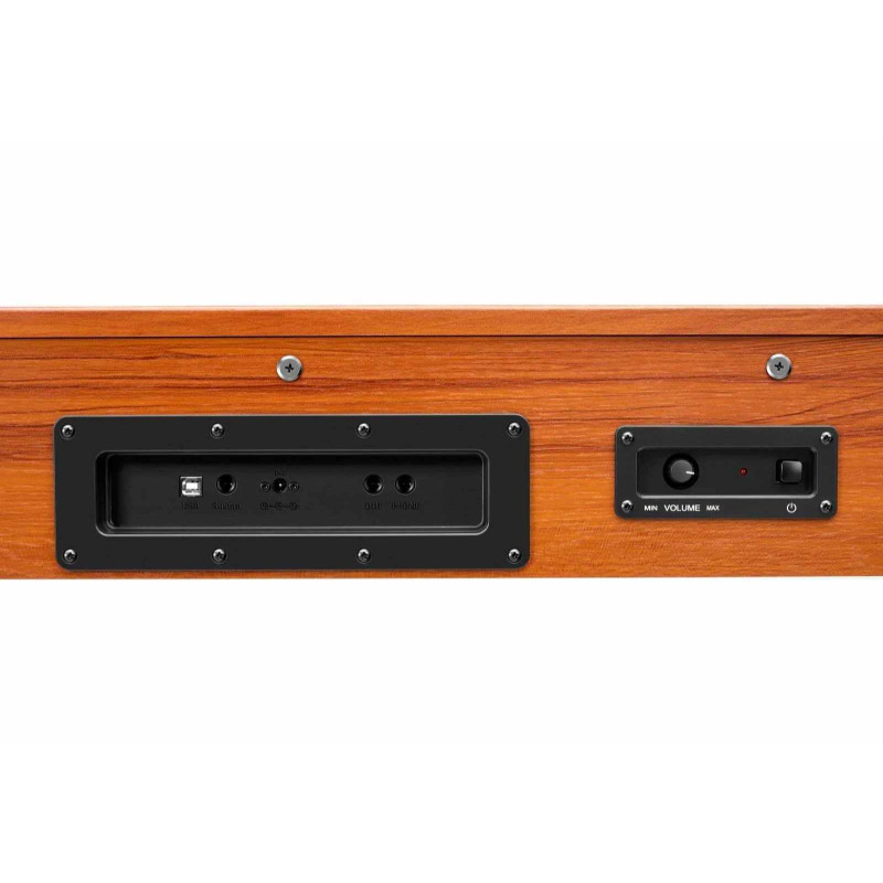 Donner DDP-80 PLUS Piano vertical digital de madera contrapesado de 88 teclas con tapa y 3 pedales DONNER Pianos y teclados