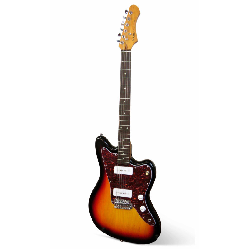 Sqoe JM300-SB ~ Sunburst ~ 22 trastes Sqoe Jazzmaster