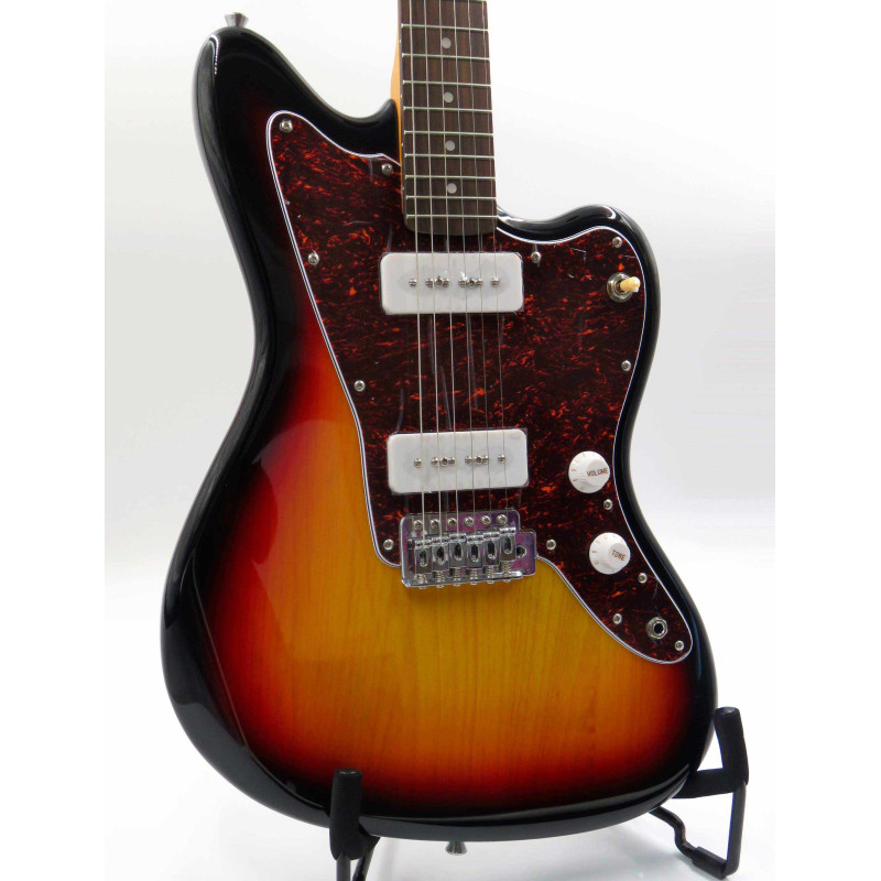 Sqoe JM300-SB ~ Sunburst ~ 22 trastes Sqoe Jazzmaster