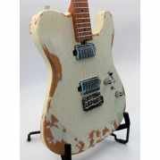 Sqoe SETL960 ~ white ~ relic ~ 22 trastes Sqoe Tele