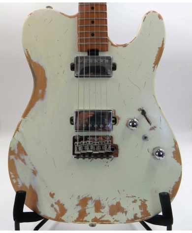 Sqoe SETL960 ~ white ~ relic ~ 22 trastes Sqoe Tele