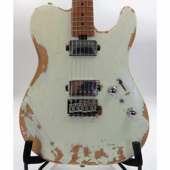 Sqoe SETL960 ~ white ~ relic ~ 22 trastes Sqoe Tele