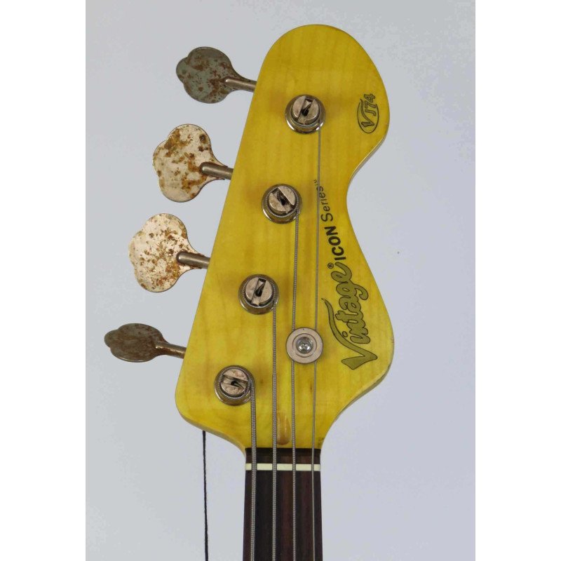 Vintage VJ74 ICON ~ Relic Sunset Sunburst Vintage De 4 Cuerdas