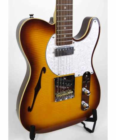 Vintage V72 ReIssued Custom Spec ~ Flame Tobacco Burst Vintage Tele