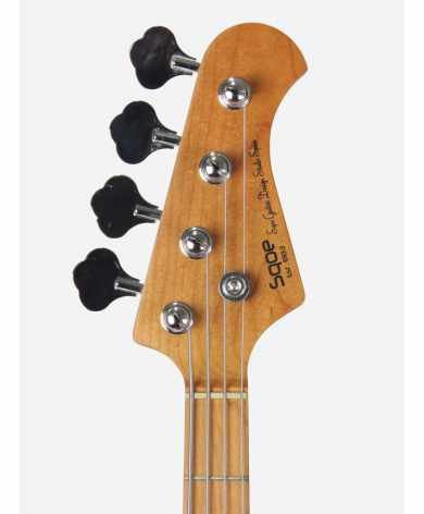 SQOE JAZZ BASS SJB600 WH ROASTED MAPLE Sqoe De 4 Cuerdas