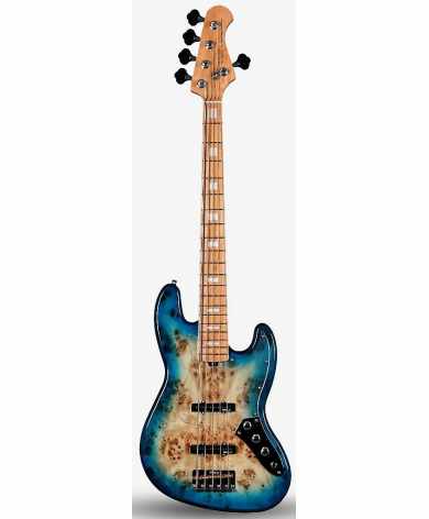 SQOE JAZZ BASS 5 CUERDAS SJB750 BP BLUE Sqoe De 5 cuerdas