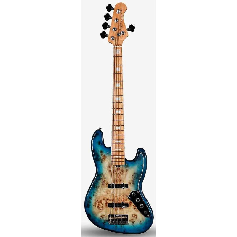 SQOE JAZZ BASS 5 CUERDAS SJB750 BP BLUE Sqoe De 5 cuerdas
