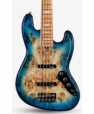 SQOE JAZZ BASS 5 CUERDAS SJB750 BP BLUE Sqoe De 5 cuerdas