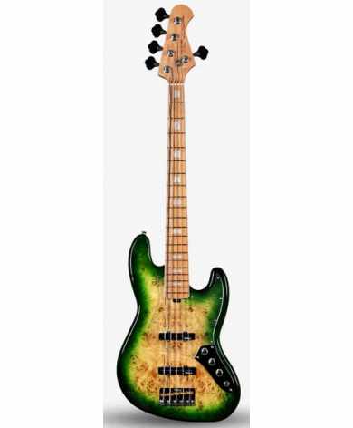 SQOE JAZZ BASS 5 CUERDAS SJB750 BP GREEN Sqoe De 5 cuerdas