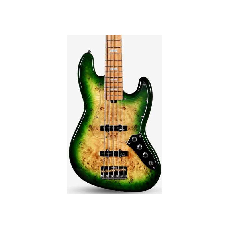 SQOE JAZZ BASS 5 CUERDAS SJB750 BP GREEN Sqoe De 5 cuerdas