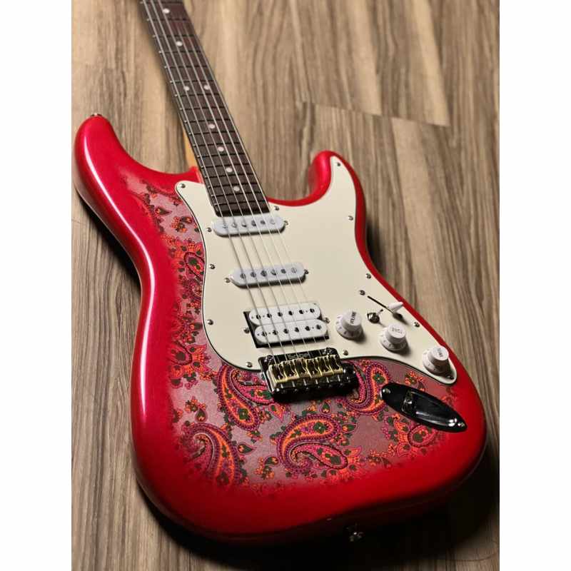 SQOE SEST1100 STRATOCASTER RED CUSTOM SHOP SERIES Sqoe Strat