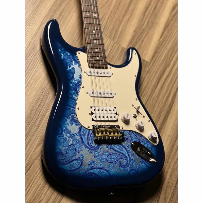 SQOE SEST1100 STRATOCASTER BLUE CUSTOM SHOP SERIES Sqoe Strat