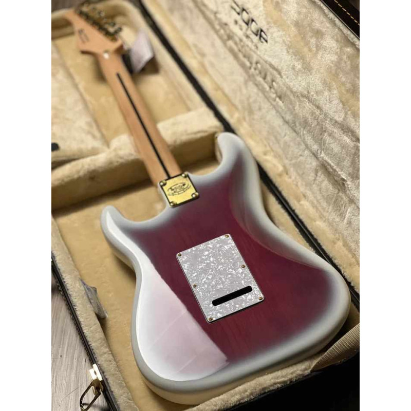 SQOE STRATOCASTER SEST900 alnico 5 HSS Flame maple VT Sqoe Strat