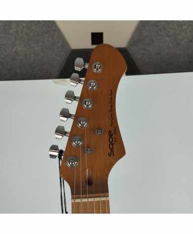 SQOE STRATOCASTER SEST600 SB ROASTED MAPLE