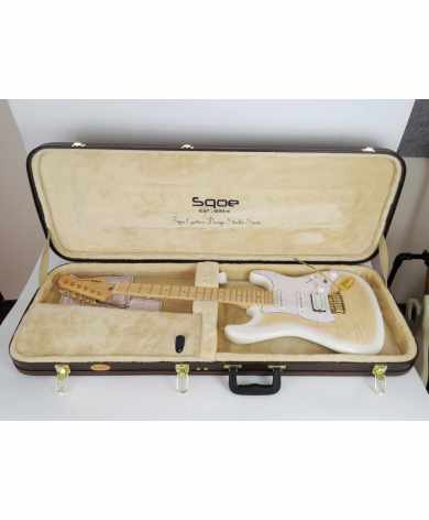 SQOE STRATOCASTER SEST900 alnico 5 HSS Flame maple
