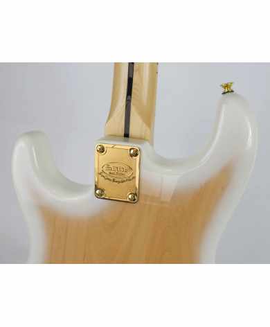 SQOE STRATOCASTER SEST900 alnico 5 HSS Flame maple