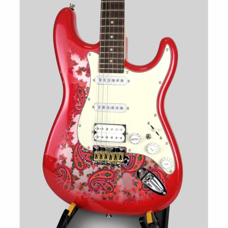 SQOE SEST1100 STRATOCASTER RED CUSTOM SHOP SERIES