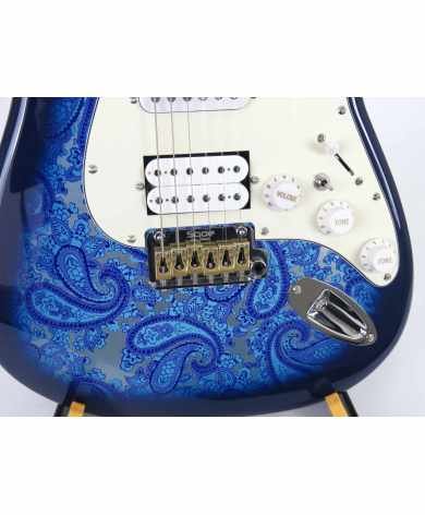 SQOE SEST1100 STRATOCASTER BLUE CUSTOM SHOP SERIES