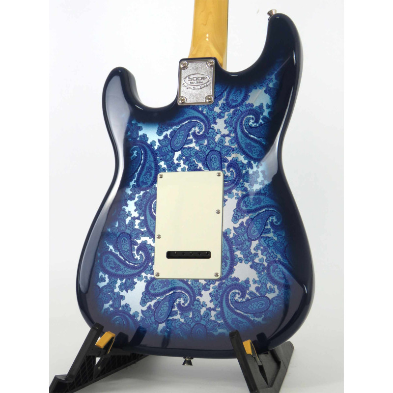 SQOE SEST1100 STRATOCASTER BLUE CUSTOM SHOP SERIES