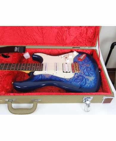 SQOE SEST1100 STRATOCASTER BLUE CUSTOM SHOP SERIES