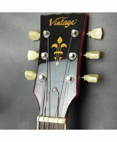 Vintage V100HB ReIssued ~ Honeyburst Tipo Les Paul - Lama Instruments