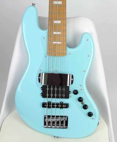 Sqoe Jazz Bass SJB658-BL ~ Preamp ~ 5 cuerdas - Lama Instruments