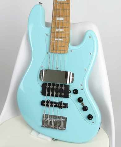 Sqoe Jazz Bass SJB658-BL ~ Preamp ~ 5 cuerdas - Lama Instruments