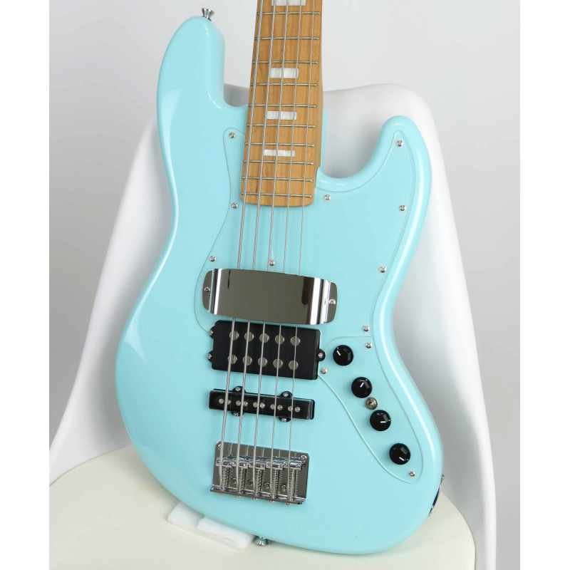 Sqoe Jazz Bass SJB658-BL ~ Preamp ~ 5 cuerdas - Lama Instruments