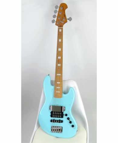 Sqoe Jazz Bass SJB658-BL ~ Preamp ~ 5 cuerdas - Lama Instruments