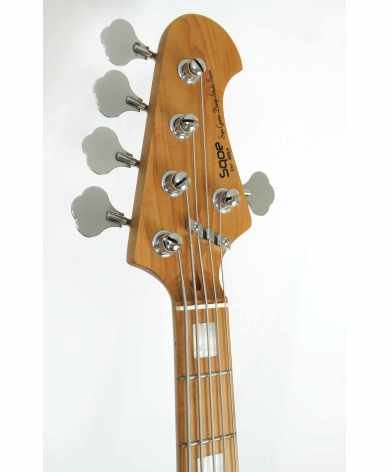 Sqoe Jazz Bass SJB658-BL ~ Preamp ~ 5 cuerdas - Lama Instruments