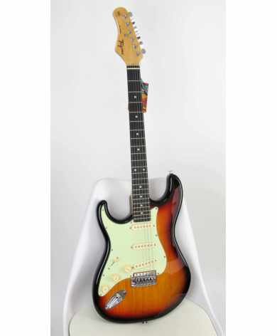 TAGIMA STRATOCASTER ZURDA TG-500 LH SB WOODSTOCK