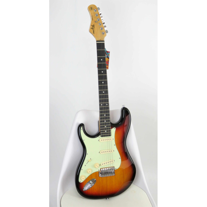 TAGIMA STRATOCASTER ZURDA TG-500 LH SB WOODSTOCK