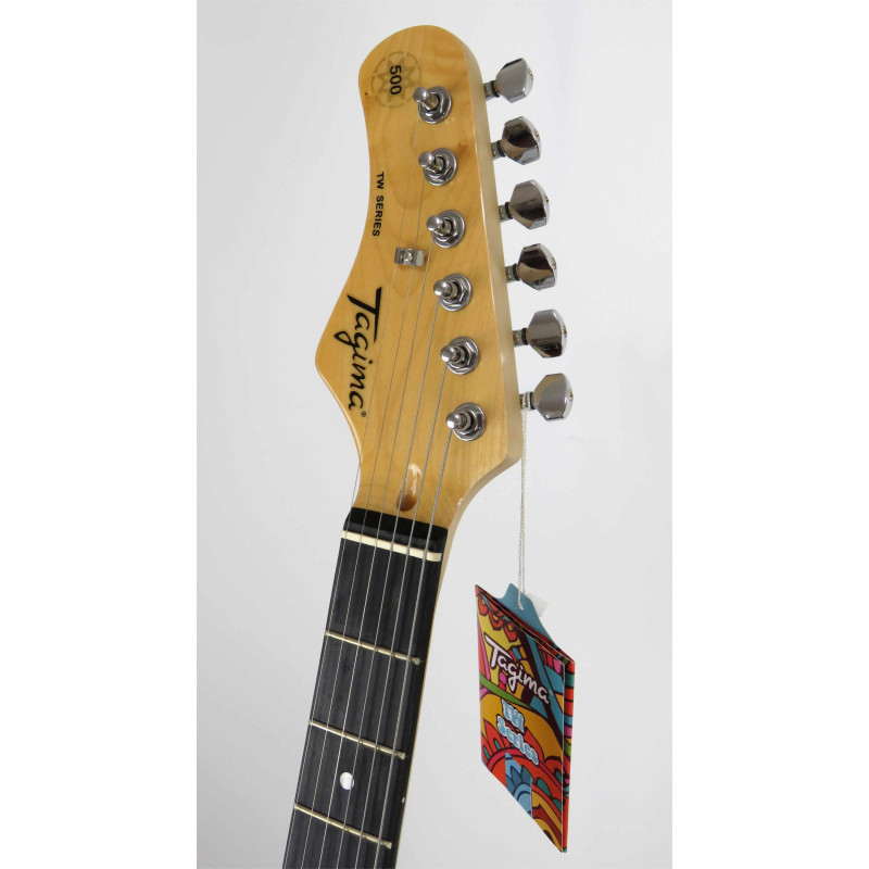 TAGIMA STRATOCASTER ZURDA TG-500 LH SB WOODSTOCK