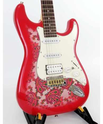 SQOE SEST1100 STRATOCASTER RED CUSTOM SHOP SERIES