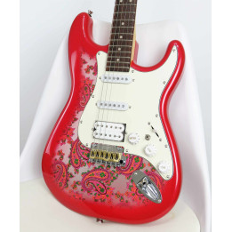 SQOE SEST1100 STRATOCASTER RED CUSTOM SHOP SERIES