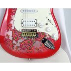SQOE SEST1100 STRATOCASTER RED CUSTOM SHOP SERIES