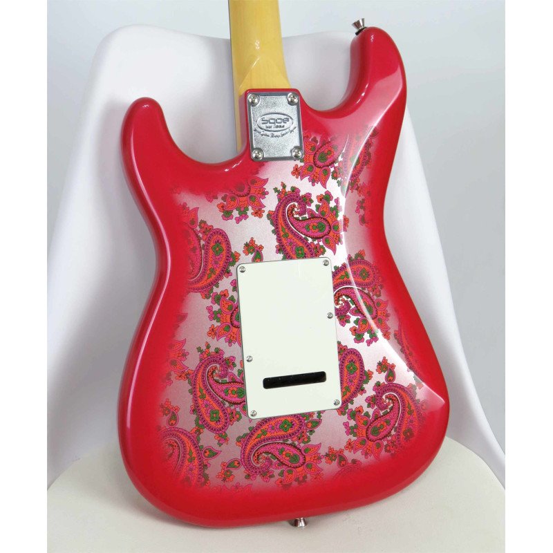 SQOE SEST1100 STRATOCASTER RED CUSTOM SHOP SERIES