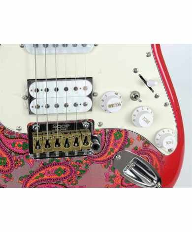 SQOE SEST1100 STRATOCASTER RED CUSTOM SHOP SERIES