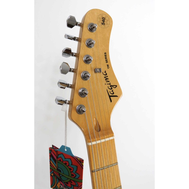TAGIMA STRATOCASTER TG-540 BK TT LF Woodstock series